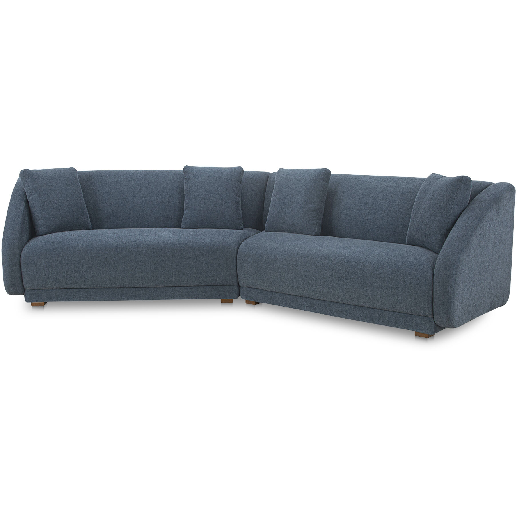 Fraser Blue Modular Sofa, 2 Piece